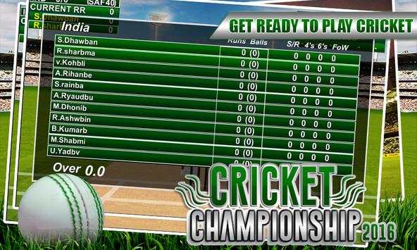 World Cricket Skills 2016 Cup screenshot 2