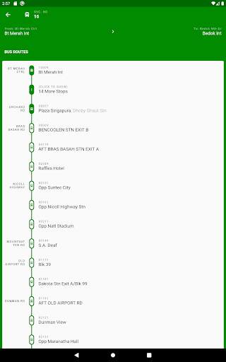 SG Bus: Bus Arrival Time   EZ-Link Card Reader App screenshot 14