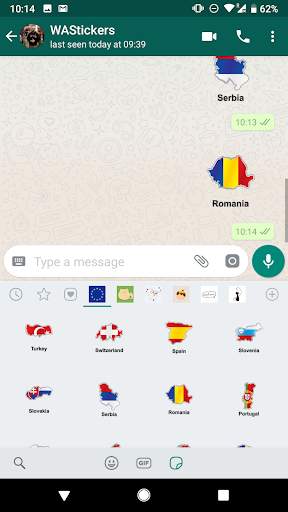 Flags of countries stickers for WhatsApp screenshot 6
