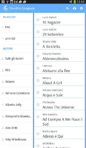 ChordPro SongBook screenshot 1