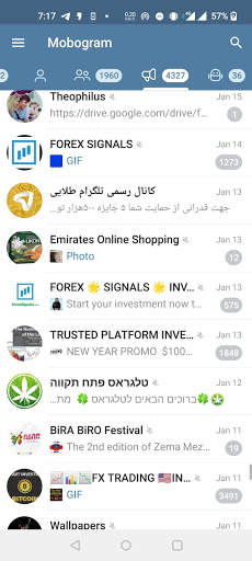 Mobogram Messenger 2021 - Original screenshot 3