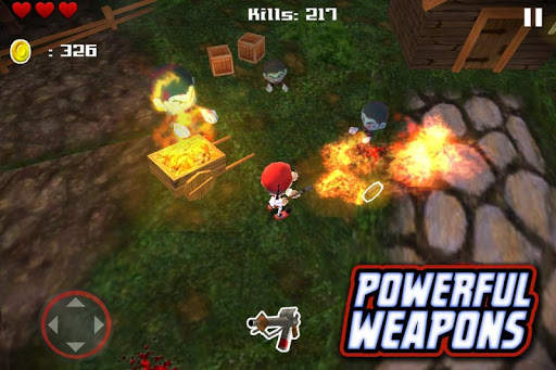 Tsolias vs Zombies 3D FREE screenshot 3