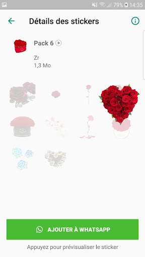 WAStickerApp: Animeted Roses Stickers For Whatsapp screenshot 5