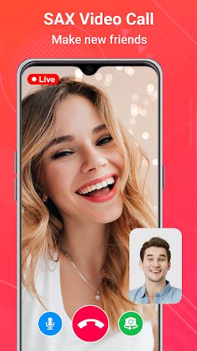 SAX Live Video Call - Live Talk screenshot 1