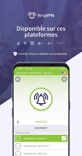 RingVPN : VPN Premium , Rapide & Illimité screenshot 1