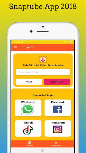 Snaptubè App 2018 screenshot 1