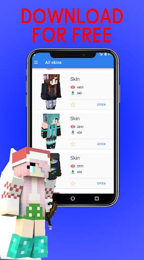Girls skins - skins for Minecraft screenshot 3