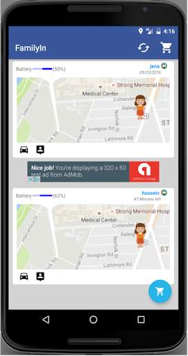 FamilyIn - Family Locator screenshot 1