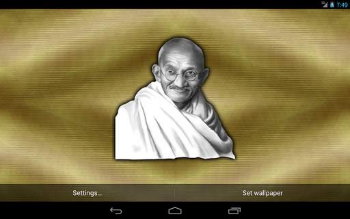 Mahatma Gandhi Live Wallpaper screenshot 8