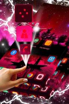 Hot Pink Night Launcher screenshot 1