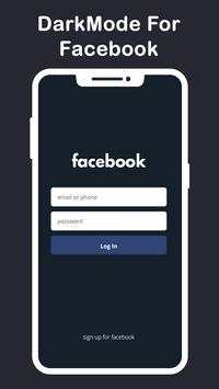 DarkMode For Facebook screenshot 1