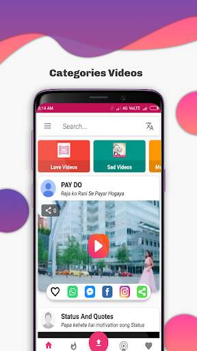 Mystatus - New Video Status, Download Video Status screenshot 2