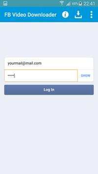 Video Downloader for facebook screenshot 1