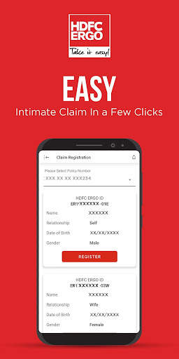 HDFC ERGO Insurance App screenshot 1