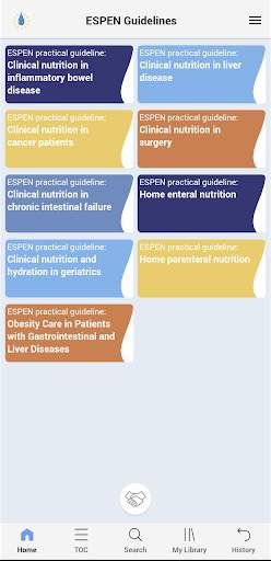 ESPEN Guidelines screenshot 2