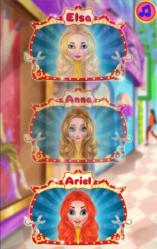 Hair salon girl princesses kingdoms choose styles screenshot 2