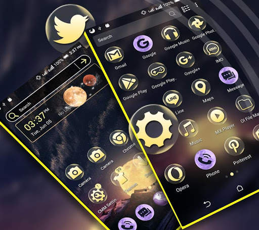 Full Moon Launcher Theme screenshot 1