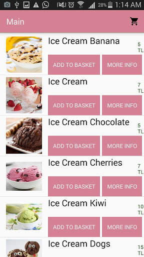 Ice Cream MIS shop screenshot 1
