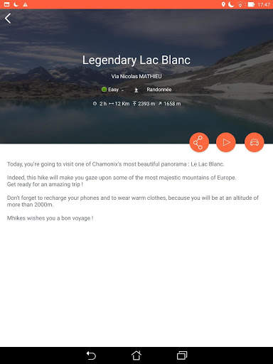 Mhikes, geo-guided hikes screenshot 7