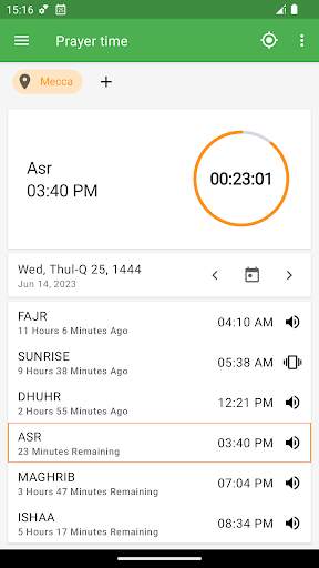 Hijri Calendar & Prayer Times screenshot 3