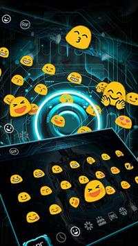 Neon Robot Bàn phím screenshot 3