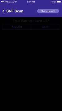 SNF Scan screenshot 5