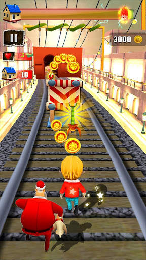 Subway Santa Runner 2020 : Advance Edition screenshot 5