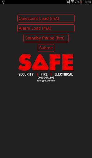 Fire Alarm Battery Load Test Calculator screenshot 2