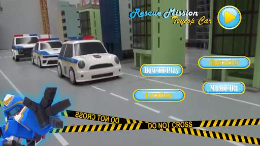 Rescue Mission Toy Police Car स्क्रीनशॉट 2