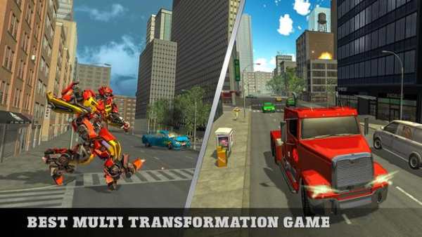 Euro Truck Robot Game Transforming Robot Simulator screenshot 4