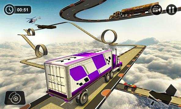 Impossible 18 wheeler Truck Driving Tracks screenshot 2