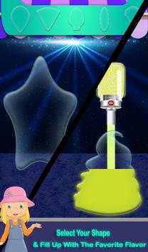 Glowing Rainbow Ice Candy Maker-DIY Cooking Games screenshot 8