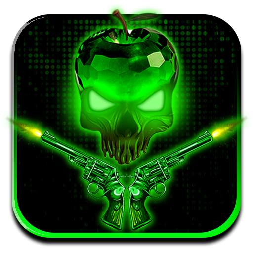 Green Crystal Apple Skull Theme 1.1.3