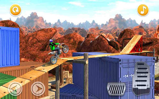 Crazy Stunt Bike Racing Free screenshot 1