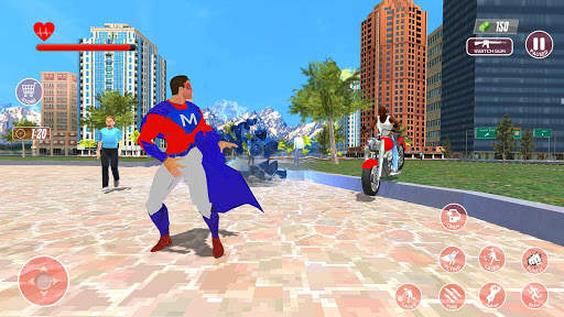 Super-Hero Flying Simulator 3D screenshot 6