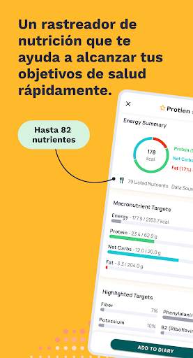 Cronometer - Contador Calorías screenshot 9