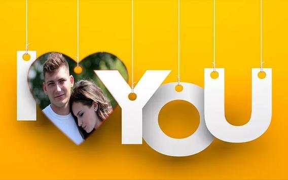 I Love You Photo Frame screenshot 4