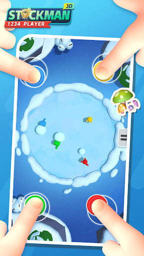 Stickman 1234 Player Games 3D screenshot 2