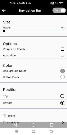 NavBar(Back, Home, Recent Button) - Navigation Bar screenshot 1