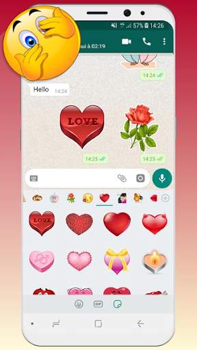 💖😍 WaStickerApps Love Stickers For WhatsApp screenshot 3
