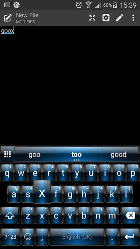 Dusk Blue Emoji Keyboard screenshot 3