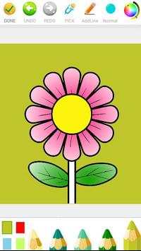 Coloring Books Flower and Snow White screenshot 2