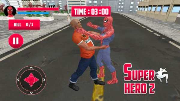 Super Spider Hero Amazing Spider Super Hero Time 2 screenshot 1