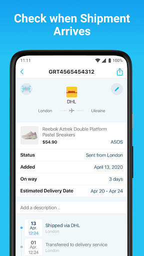 Package Tracker - Fedex, USPS, UPS, Wish, DHL, TNT screenshot 4