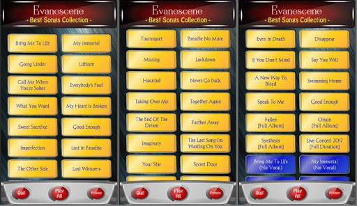 Evanescence Best Gothic Rock Songs screenshot 1