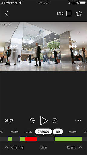 Wisenet mobile screenshot 4