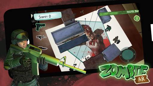 Zombie Augmented Reality Game (AR) screenshot 5