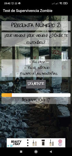 Test de Supervivencia Zombie (QUIZ) screenshot 3