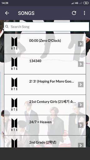 BTS Lyrics (Offline) screenshot 4