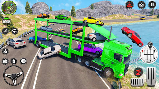Offroad Car Transporter Truck screenshot 6